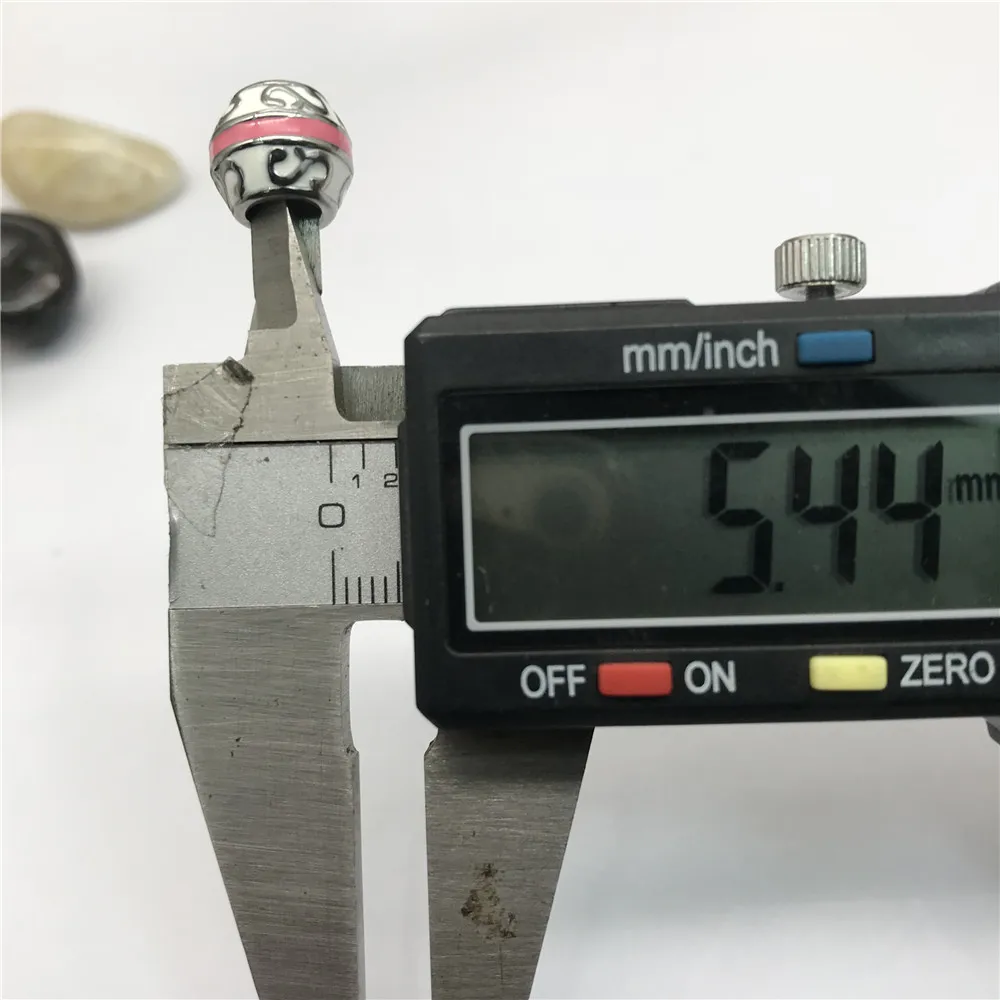 DIY Drum Shape Large Hole Metal Beads, Lead free Nickle Free Necklace and Bracelet stainless steel enamel Beads Accessories