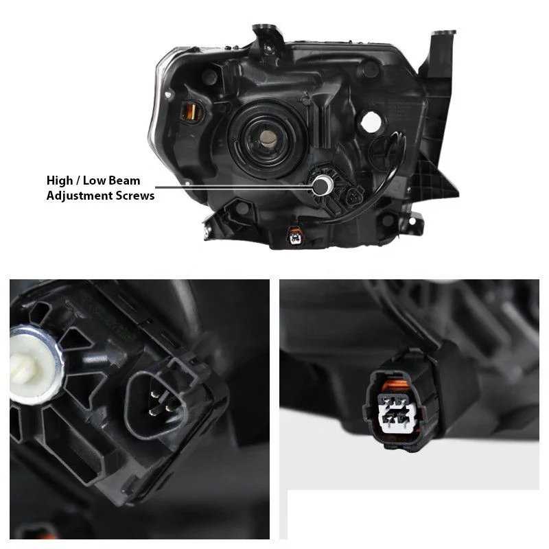 Apply To car headlight for Toyota Tundra Pickup 2014 2018  LED  Headlights Smoke Head lamps