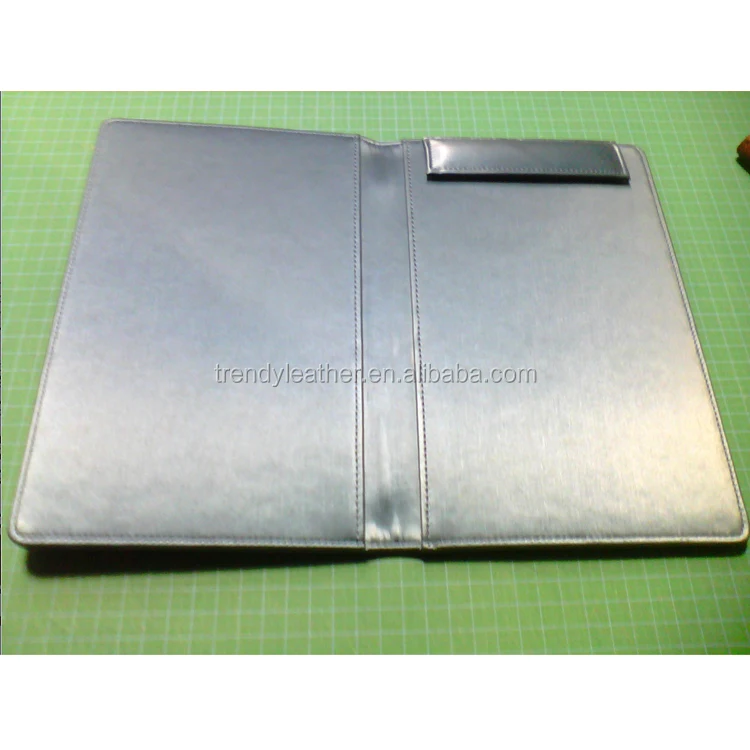 Customized Silk screen print leather restaurant bill holder