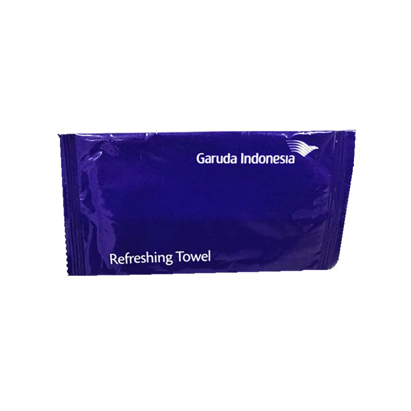 100% cotton refreshing cheap wet towel warmer  restaurant wet towel sachet