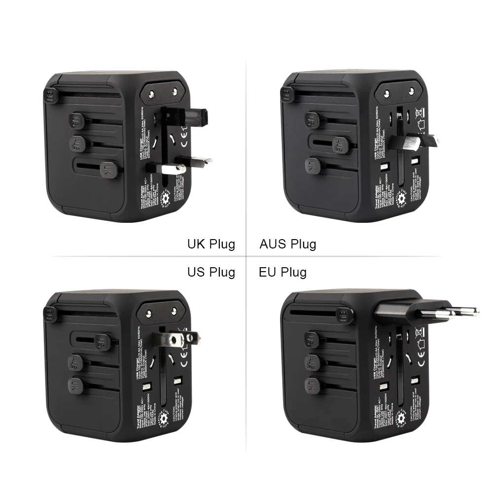 2021 Универсальный адаптер питания «все в одном» с 4 портами usb и зарядным устройством для мобильных аксессуаров 2019