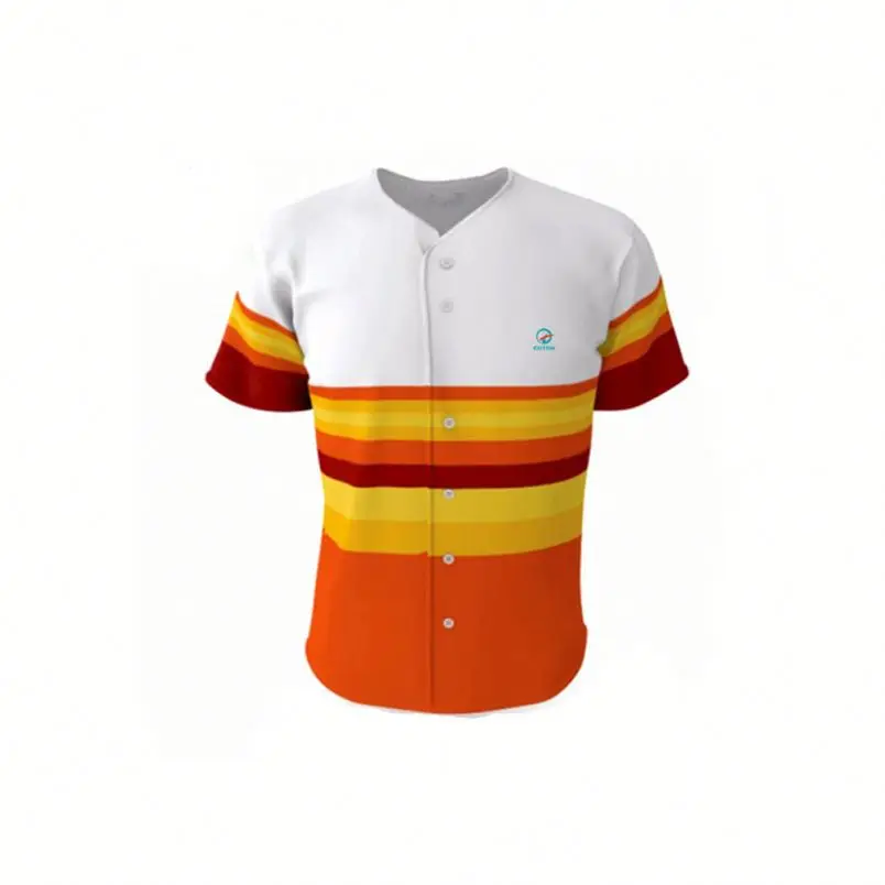 
Custom Baseball Uniforms Wholesale Cheap Blank Sublimated 100% Polyester Coed Softball Shirts Baseball Jerseys 