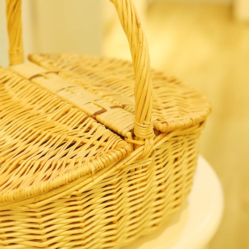 Wholesale Travel Durable Outdoor Wicker Picnic Baskets