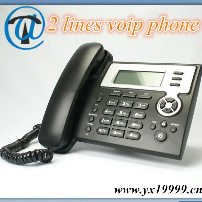 2014 сделано в китае, горячей продавца 2 линий беспроводной ip-телефон рабочий стол