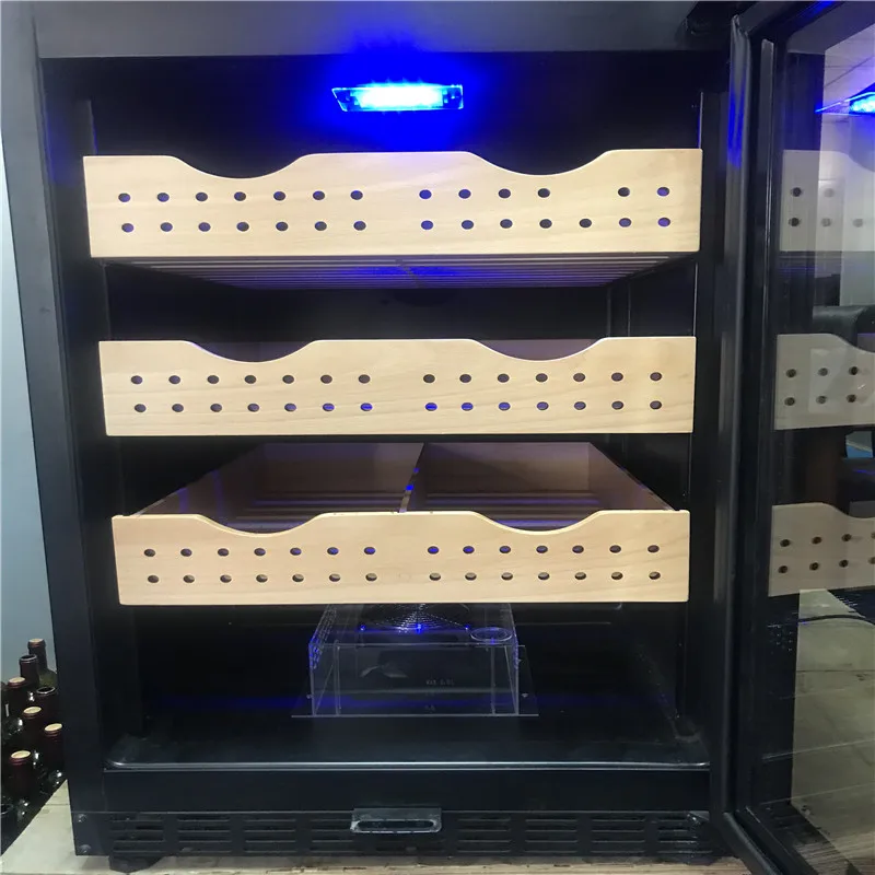 Cigar Stand Large Capacity Wooden Electrical Cigar Humidors High-End Humidor