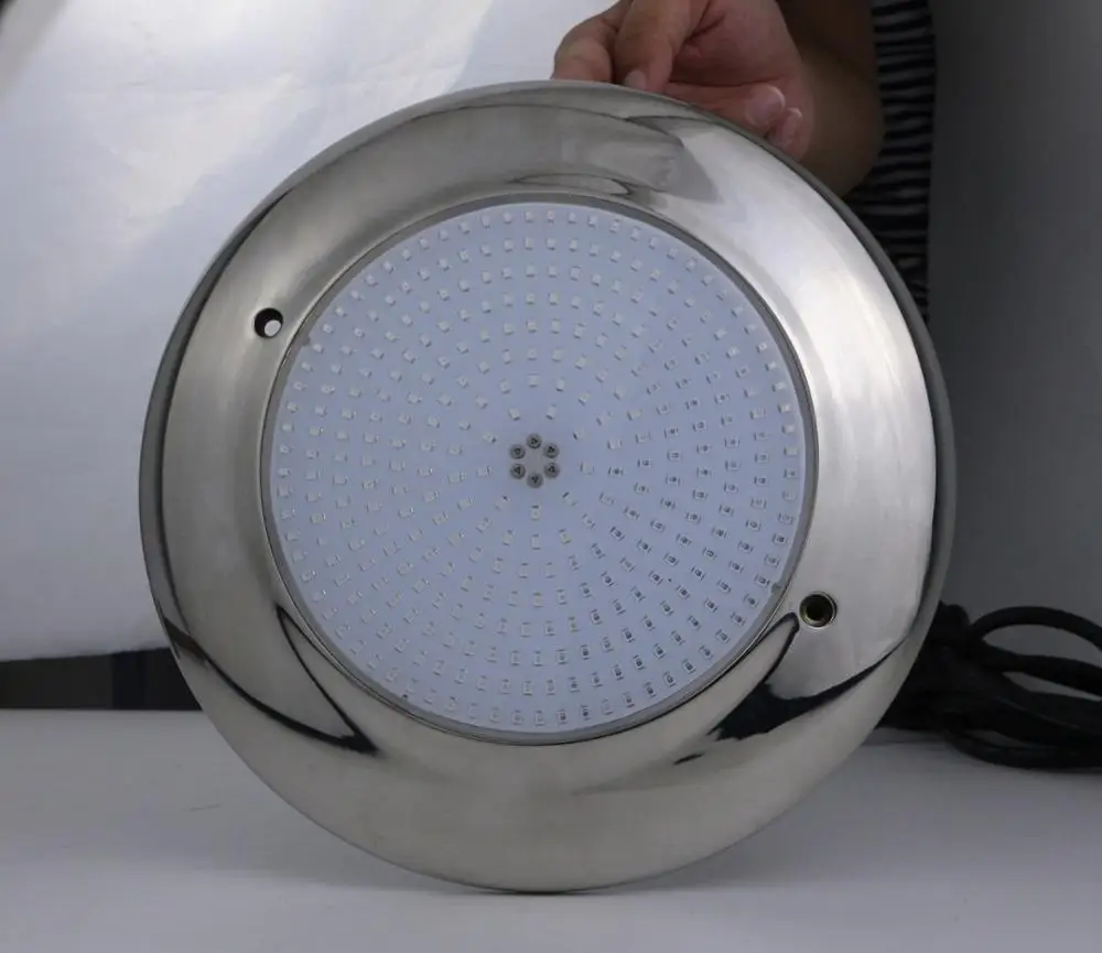 Hentech NEW 2mm Thickness INOX 316L Led pool light 12VAC  33W CW/NW/WW 100% Resin Filled/Underwater light/IP68