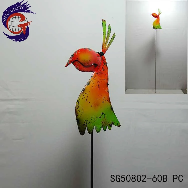 metal garden animals and garden stakes