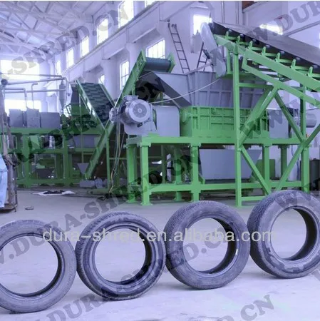 TDF Plants Scrap Car Tire Processing Machinery