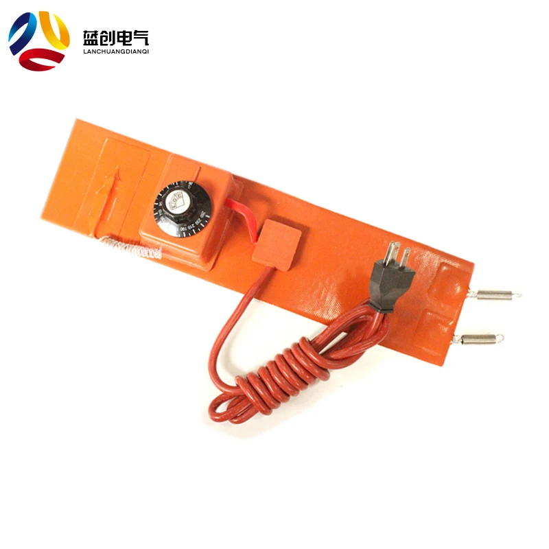 Lanchuang 200L Flexible chemical drum heater silicon heating blanket with adjustable temperature controller