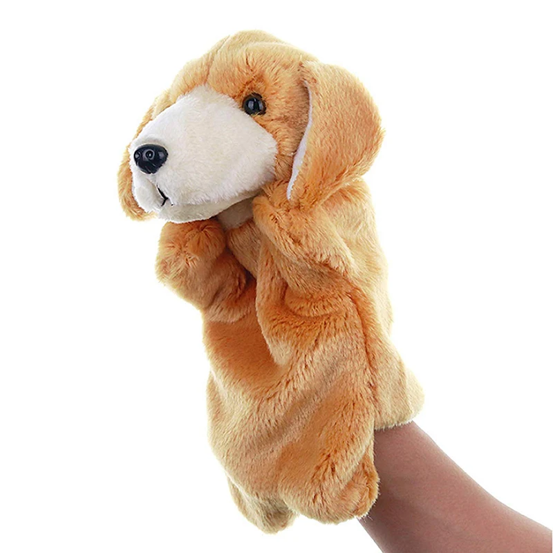 
Custom Animal Finger Dog Puppet Child Educational Toy Hand Puppet 