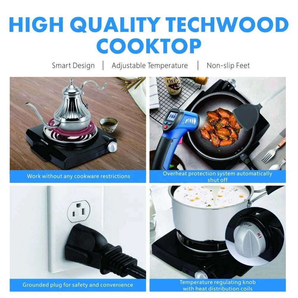 Electric single spiral hot plate burner stove