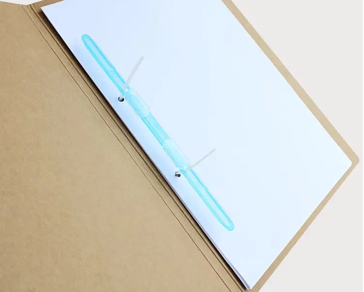 Kraft Folder Hard 2 holes File Paper Folder, High-quality Hanging File Holders,High Capacity Report Presentation Folder