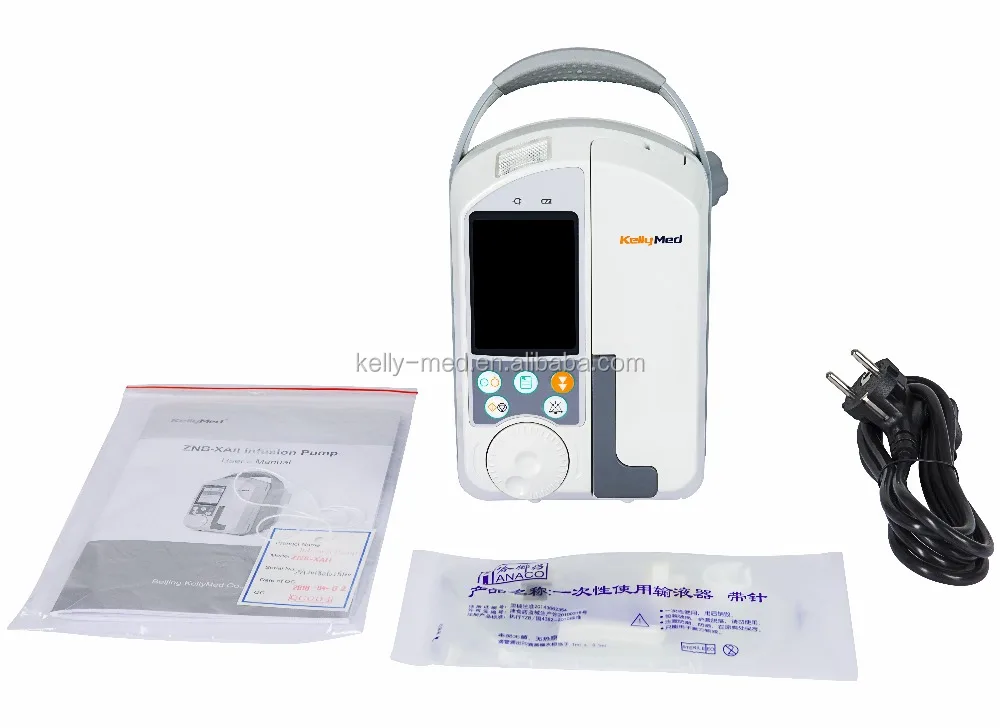 High Quality Large LCD Display Medical Equipment Volumetric TCI Syringe Pump Disposable Infusion Pump
