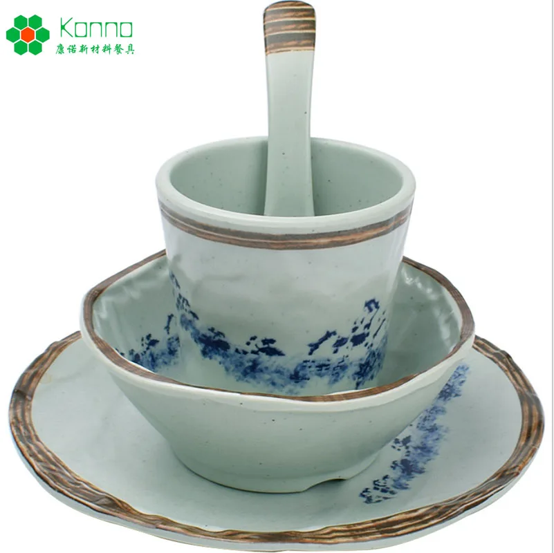 
China Manufacturer Melamine Dinner Plate Colored melamine plates 