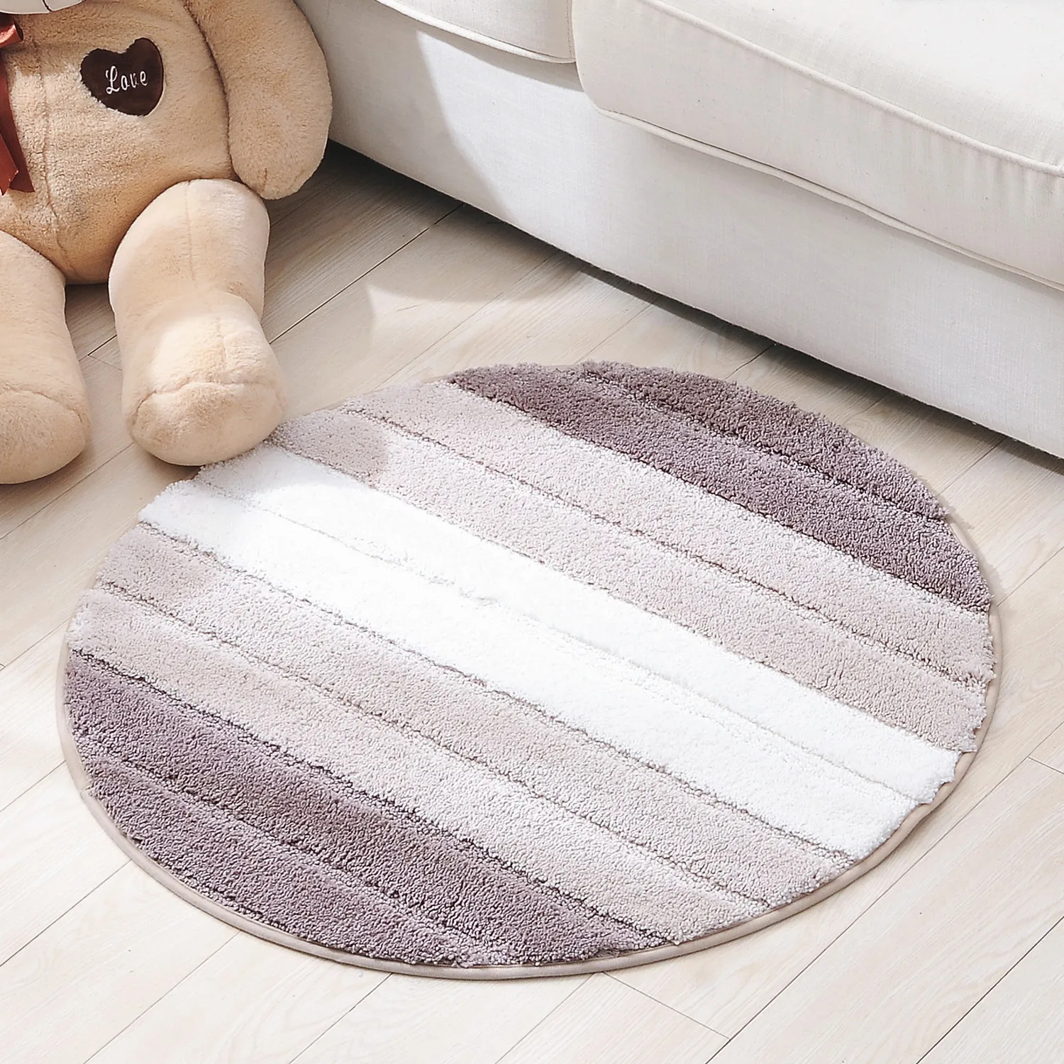Best sale 100% polyester round shaped waterproof indoor carpet