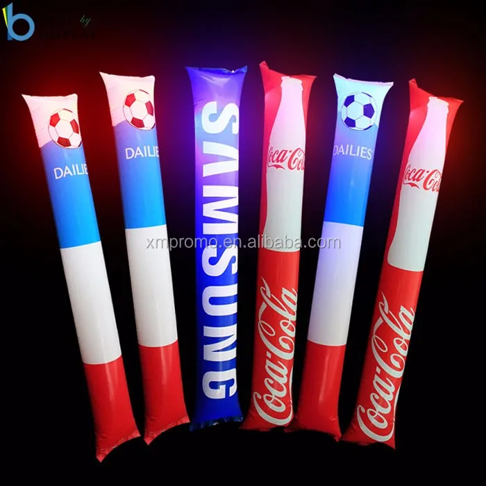 
Custom print promotional inflatable stick sport fan noise maker 