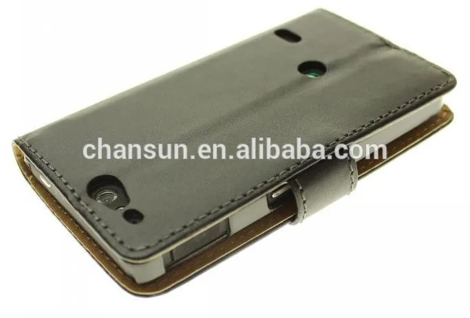 бумажник стенд flip кожаный чехол для sony st27i