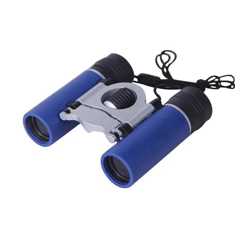 (BM-4003)High Power 8X21 travel Pocket Handheld Portable FMC Lens Center Focus Rubber Eycups HD Blue Outdoor binoculars