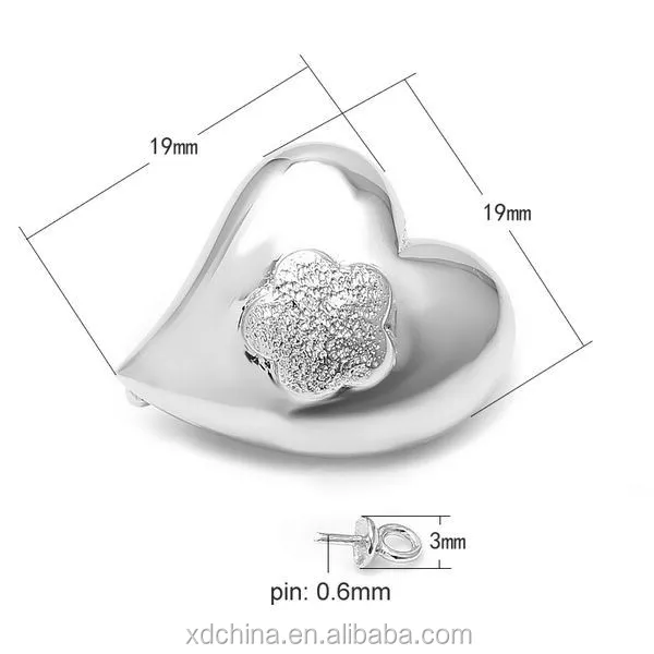 XD YSIP0348 romantic love 925 silver magnetic clasp pearl necklace jewelry Evening dress necklace Sterling Silver Necklace