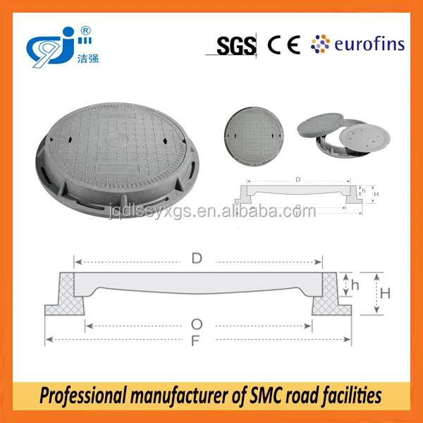 Крышка люка и Рама для Канализационных использования