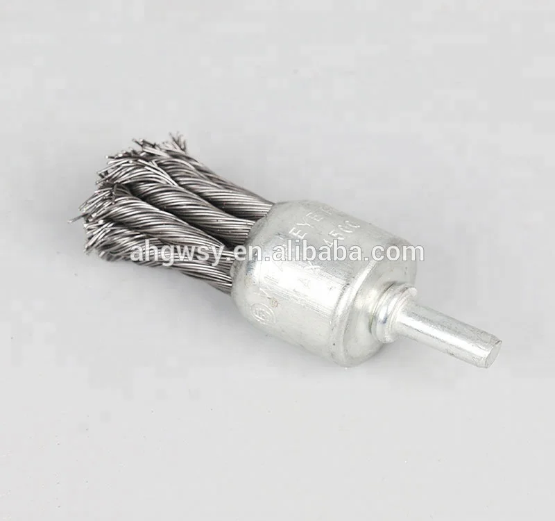 High Quality Twist Knot Steel Wire Stem-Mounted End Brush