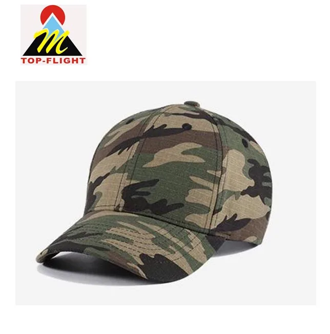 Custom Logo 6 Panels Camouflage Sports Outdoor Camp Dad Face Hat Gorras Cotton Plain Camo Baseball Cap