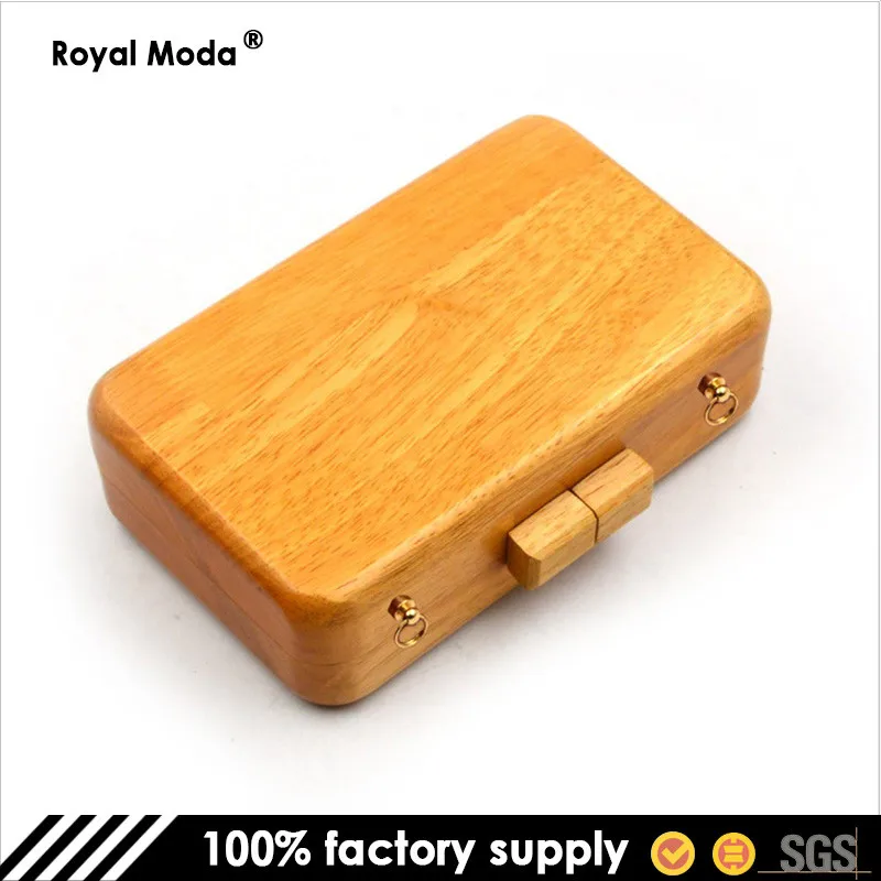 
Rectangular Wooden Cluth Bag for Ladies Evening Handbag 