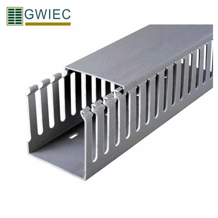 GWIEC Trade Assurance Order All Size Flame Retardant Plastic Cable Slot Pvc Slotted Trunking