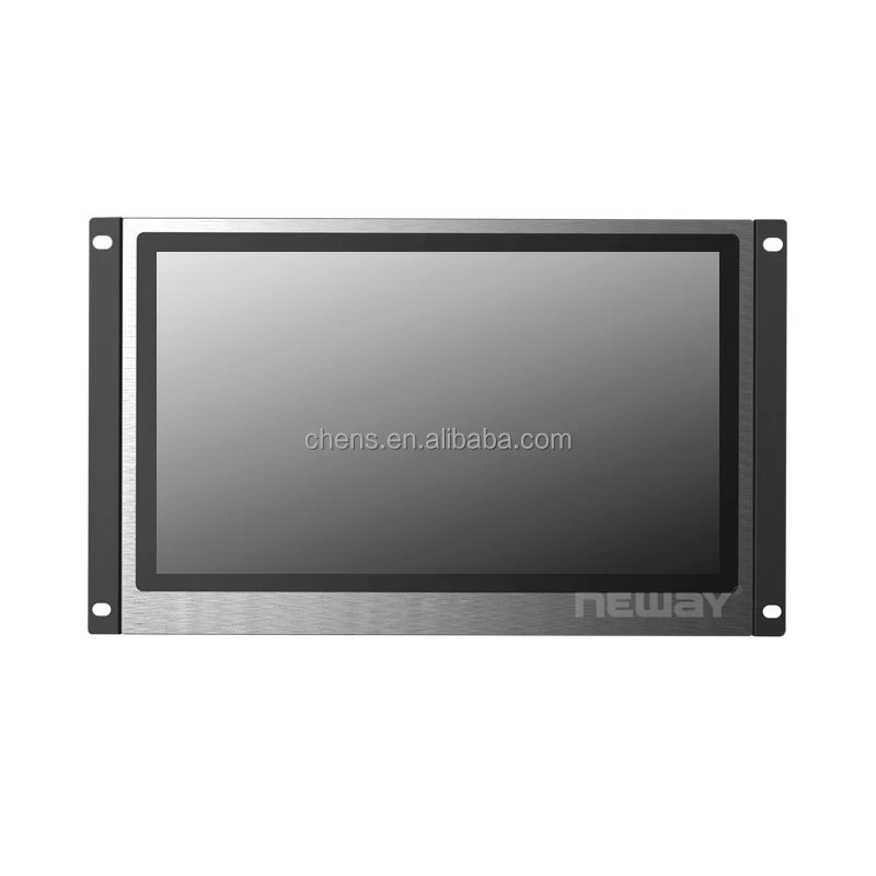 Multi-Touch 1920x1080 IPS LCD Monitor For POS KIOSK ATM with Metal Housing and HDMI VGA DVI AV Signal Input