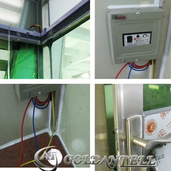 Low cost security guard house parking lot barrier security guard box & parking lot management system & sentry box