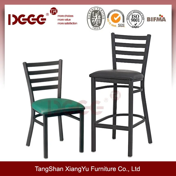 Metal dining Chair and bar chair DG-694B/697B Classic Restaurant Furniture Used for sale