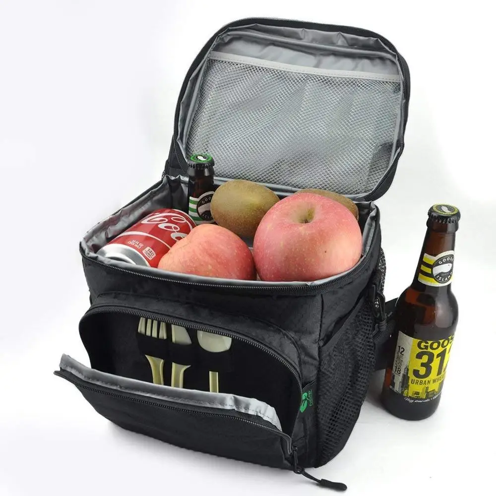 12 Cans Waterproof Leakproof Tote Soft Lunch box Cooler Bag Picnic Beach delivery bag for food