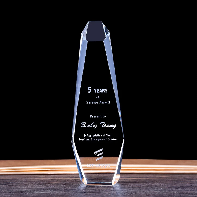 
custom acrylic trophy blanks and design from factory 