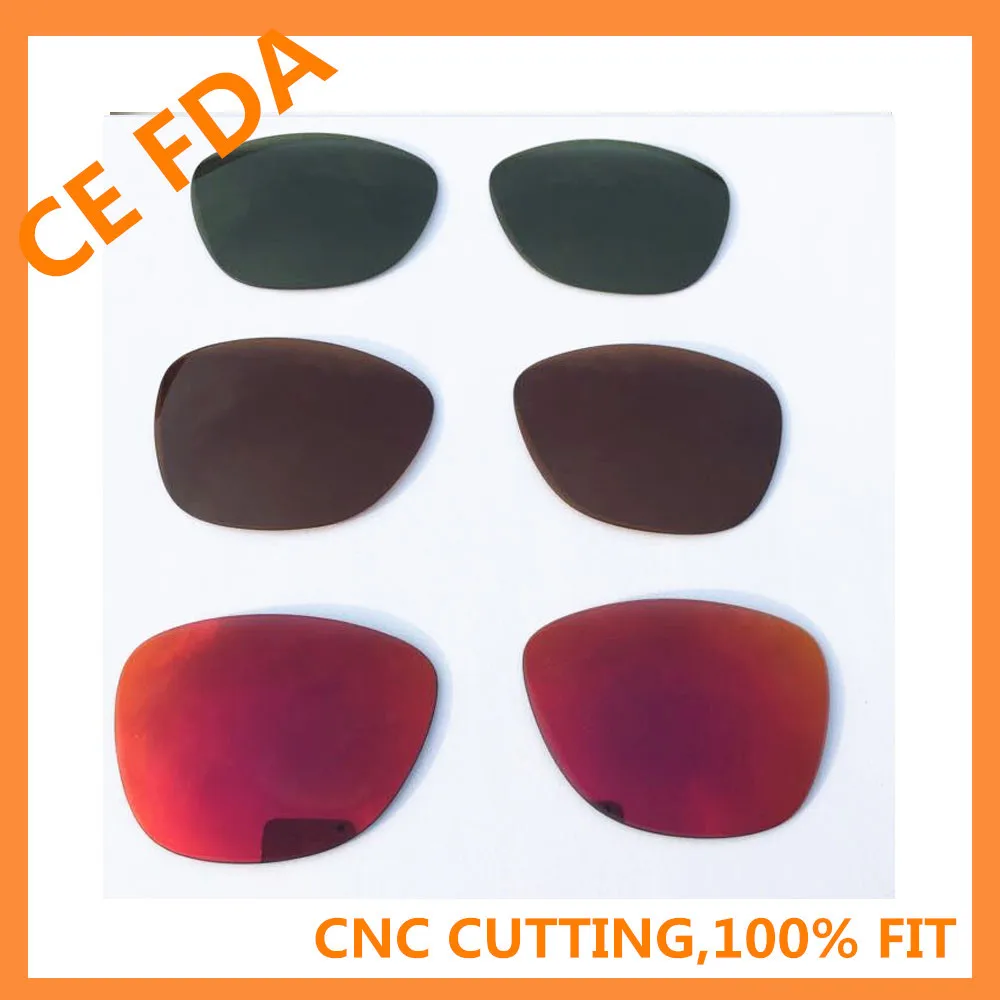 cheap eye glasses mirrored lenses replacment for frogskin