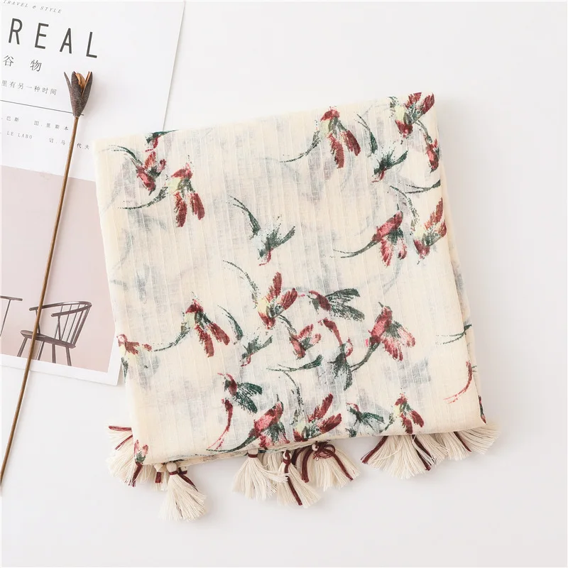 scarf women hijab in silk scarves hats market digital printed  scarves shawls factory