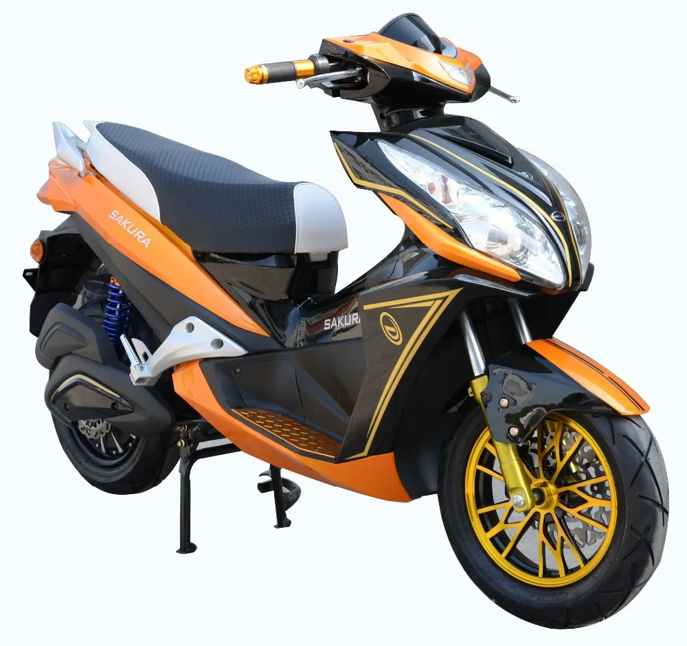 2019 Sakura powerful electric motorcycle for adult 72v1500W Lead-acid Battery electric scooter