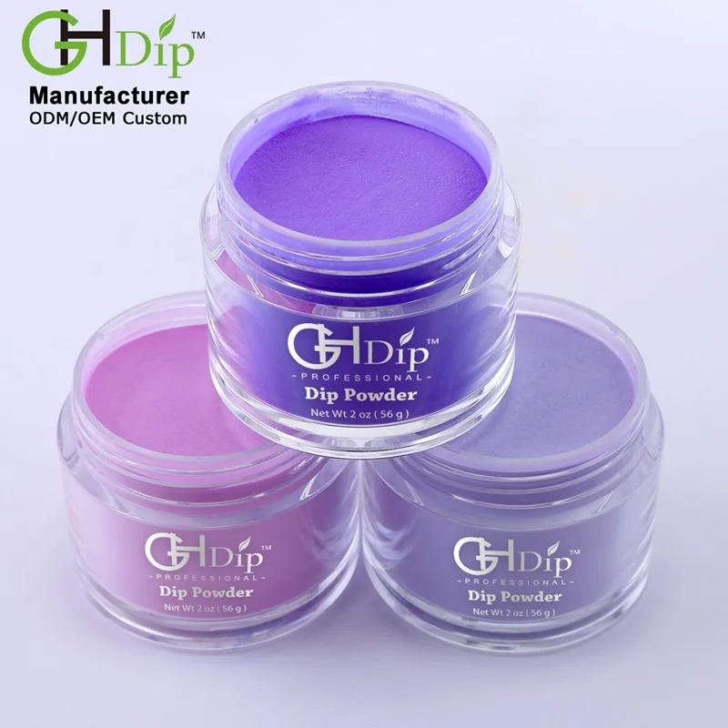 Factory Wholesale More than 2000 Colors 3 in 1 Acrylic Dipping Powder  Pigment for Quick Dip Nail System