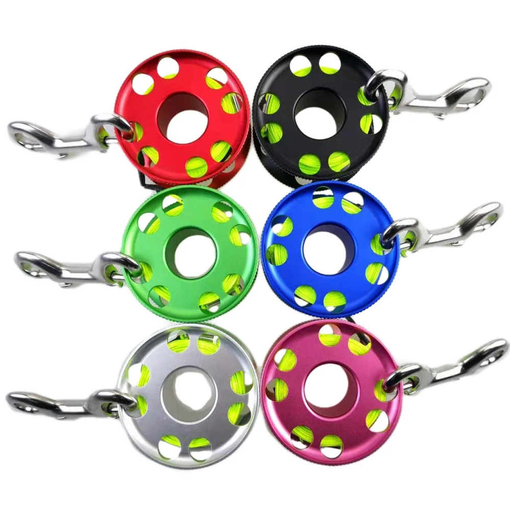 Компактная катушка для дайвинга на палец Choice, 30 м, высокоинтенсивная флуоресцентная зеленая линия, катушка для дайвинга