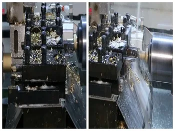 Swiss type double-axis cnc machine