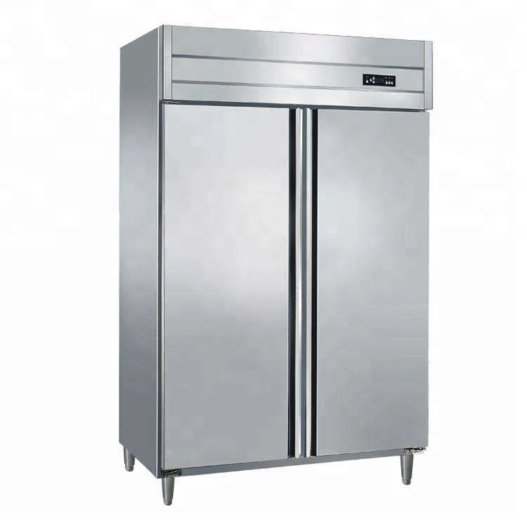 commercial stainless steel restaurant two big door kitchen refrigerator