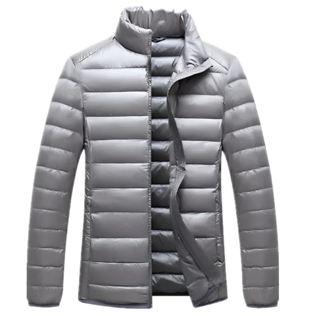  Складная Европейская зимняя очень легкая мужская куртка Closeout на гусином утином пуху с индивидуальным логотипом 2019