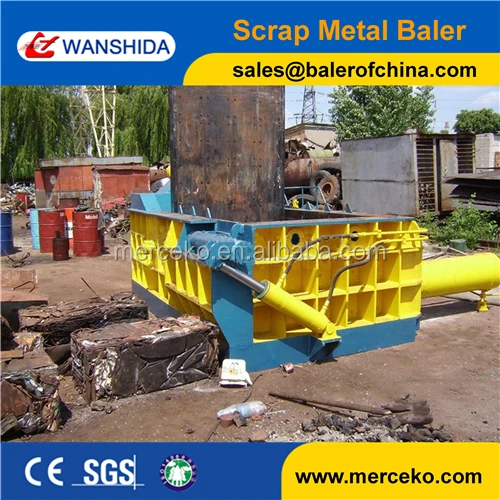 
WANSHIDA Hydraulic Scrap Car Baler Car Bodies Vehicles Scrap Baling Press 