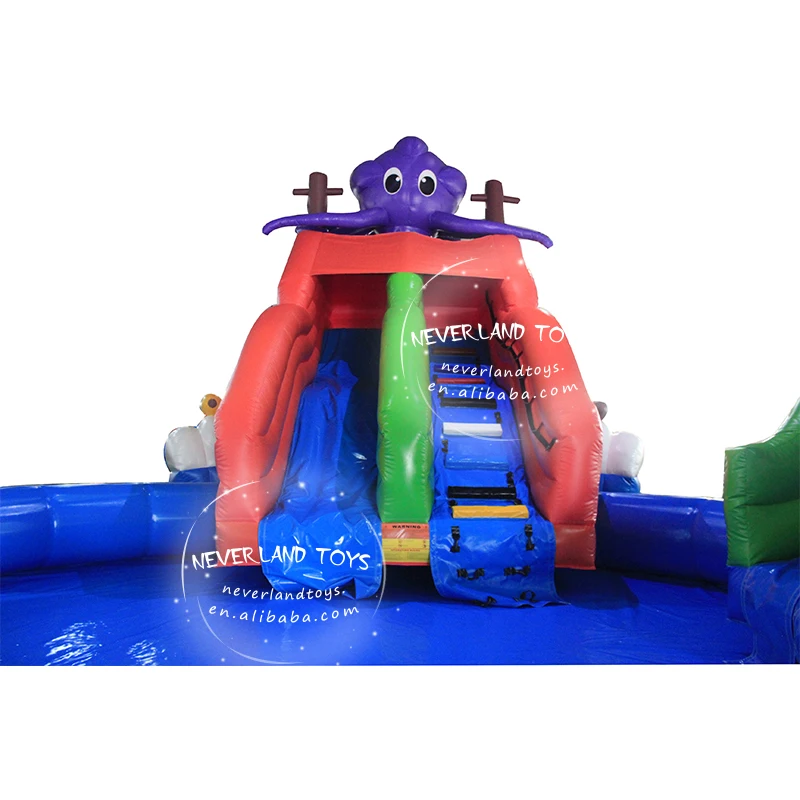 
The hot sale octopuses giant inflatable water slide which is inflatable water slide for kids 