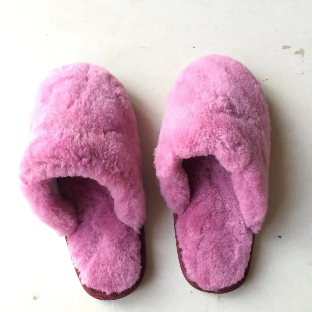 Genuine Leather Australia Double Face Sheepskin Fur Slipper