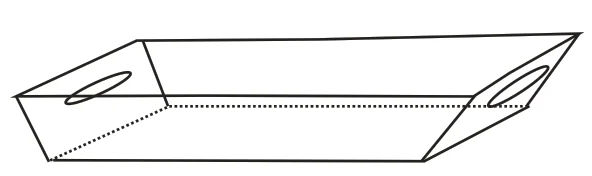 Attractive Design Clear Plastic Serving Tray with Various Colors