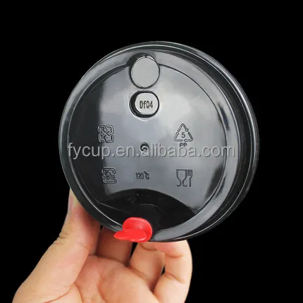 disposable pp plastic clamshell,boba tea cup with lids,feiyang95mm plastic cup lid