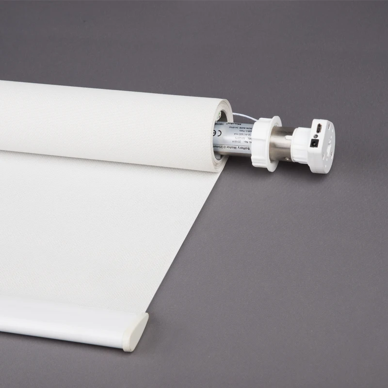 Motorized Smart  38mm Motor Rechargeable Window  Blinds Electric Roller Blinds