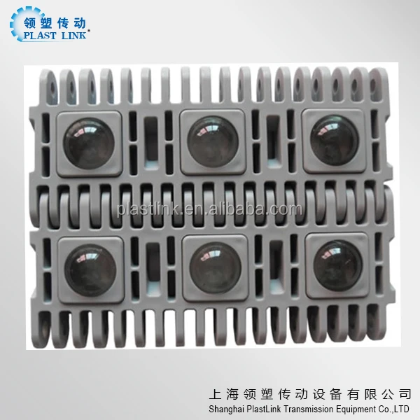 400 series Plastic Roller Top Modular Belt Flexible Universal Ball Conveyor Belt manufacturer