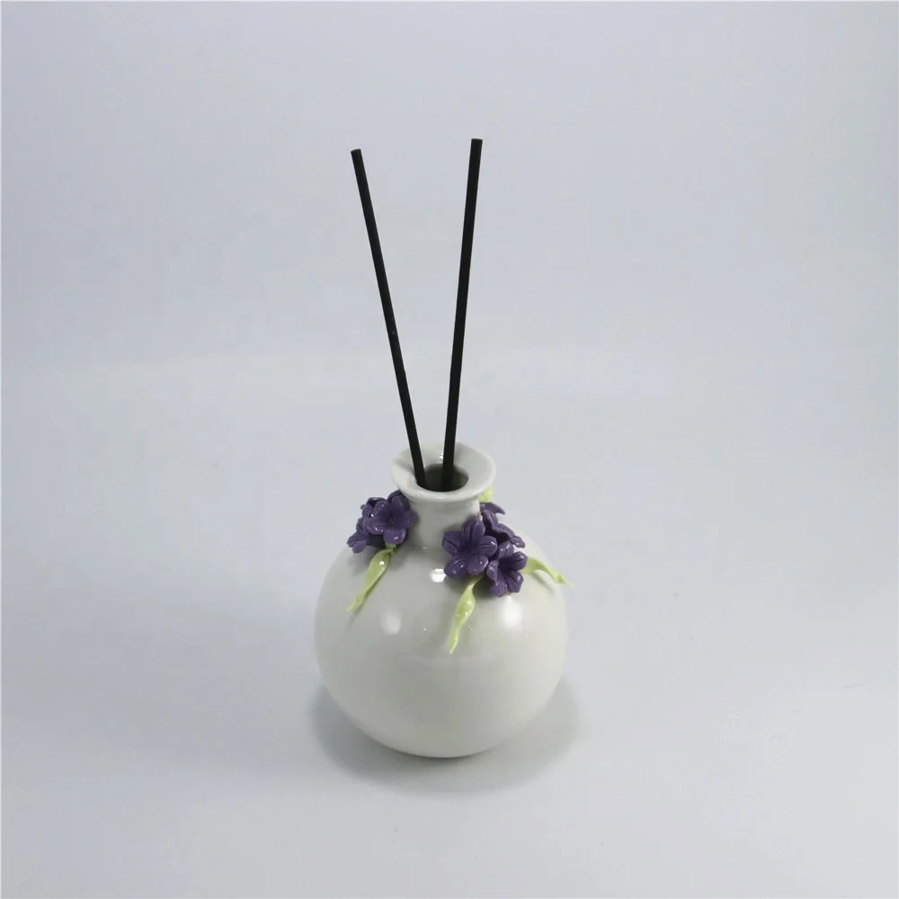Aroma reed diffuser ceramic bottle perfume bottle for home