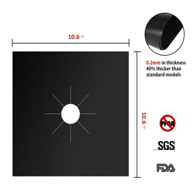Защитные пленки для газовой плиты от китайского поставщика, крышка из ПТФЭ